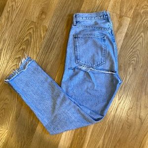 RIPPED - AGOLDE Riley Crop jeans - Size: 26